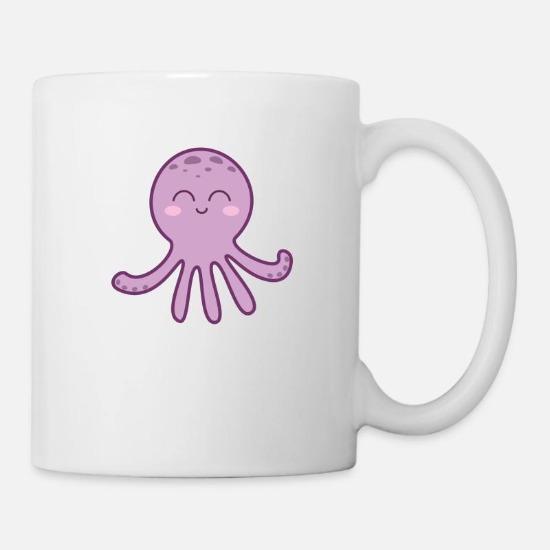 Oktopus Krake - Tasse - Weiß
