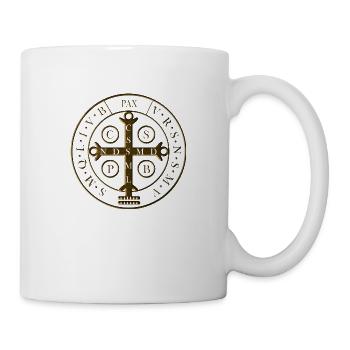 Medal of Saint Benedict - Mug - white - Right