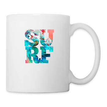 Surf Wellen Surfer Beach Surf - Mug blanc - blanc - Droite