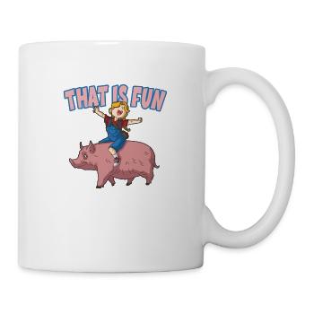 THAT IS FUN for children from the countryside - Mug - white - Right