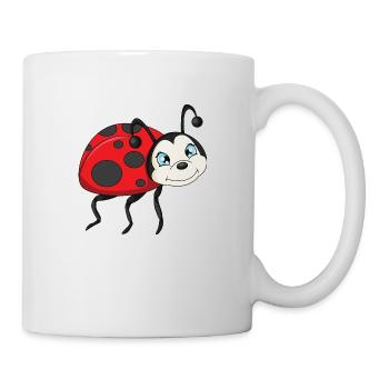 Coccinelles - Mug blanc - blanc - Droite