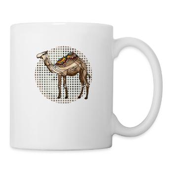 Kamel - Tasse - Weiß - Rechts