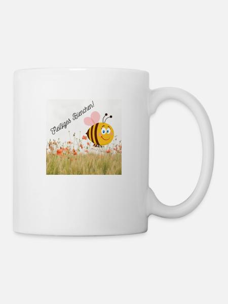 Fleißiges Bienchen - Tasse - Weiß