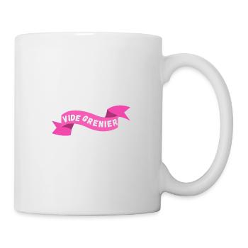 Je peux pas j'ai vide grenier - Mug blanc - blanc - Droite