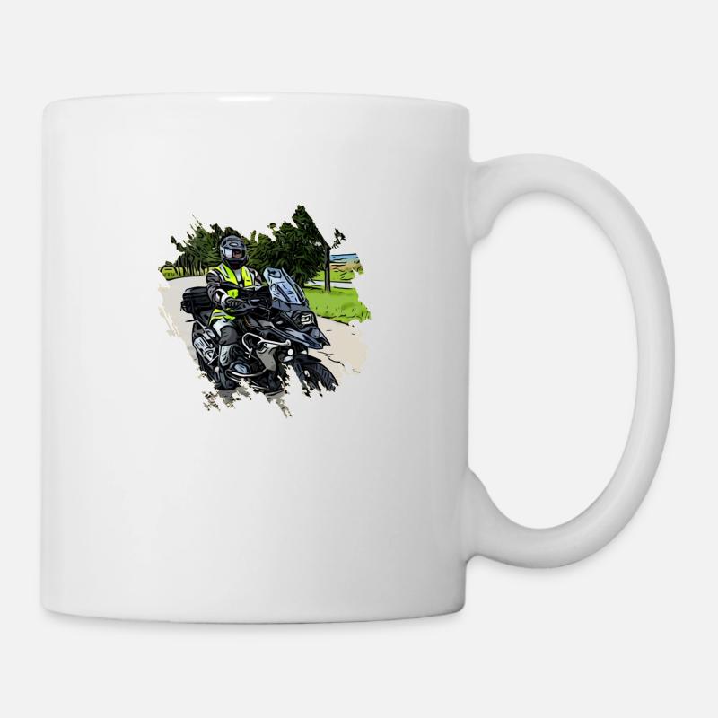 Motorcyclist - Mug - white