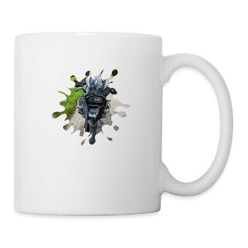 GS schwarz - Tasse - Weiß - Rechts