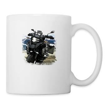 Schwarze GS - Tasse - Weiß - Rechts