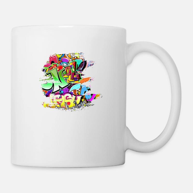 Graffiti - Tasse - Weiß