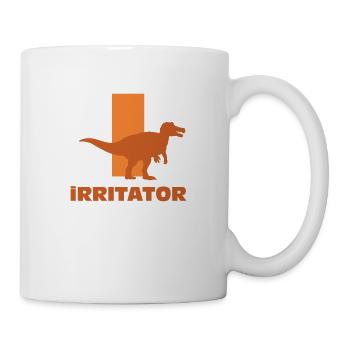 Dino Dinosaur Alphabet Name Letter I Vector - Mug - white - Right