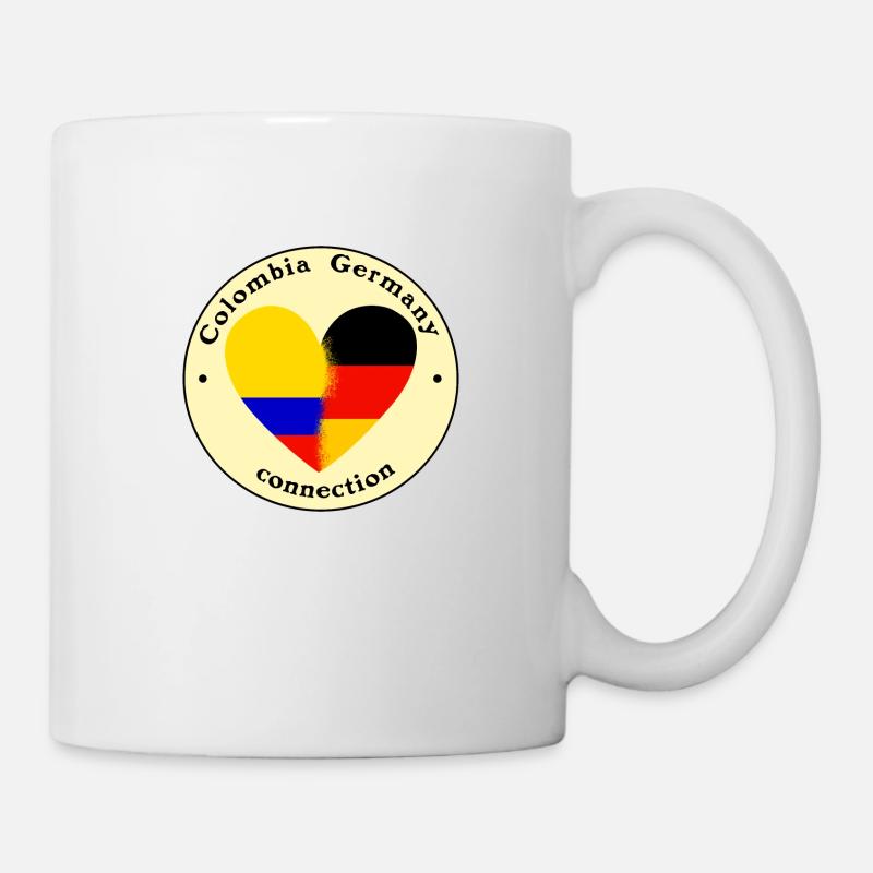 Colombia Germany connection - Tasse - Weiß