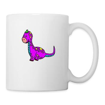 Dino - Tasse - Weiß - Rechts