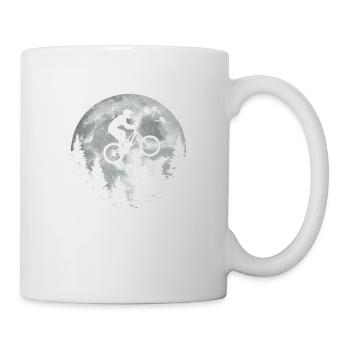 Mountainbiker Moon Cyclist Cyclist Cyclist - Mug - white - Right