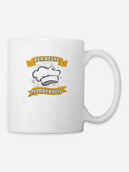 Der Beste Hobbykoch - Tasse - Weiß