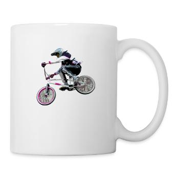 BMX - Tasse - Weiß - Rechts