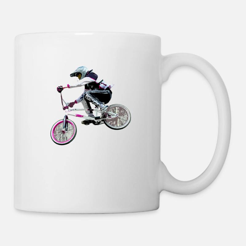 BMX - Tasse - Weiß
