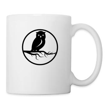Hibou - Mug blanc - blanc - Droite