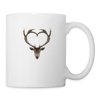 renne - Mug blanc - blanc - Droite