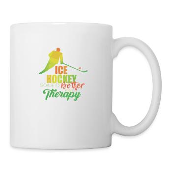 Hockey - Mug blanc - blanc - Droite