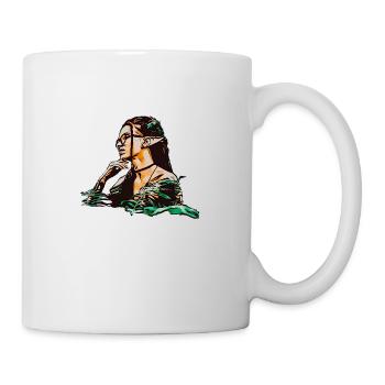 Waldelfe im Farn (DDP) - Tasse - Weiß - Rechts
