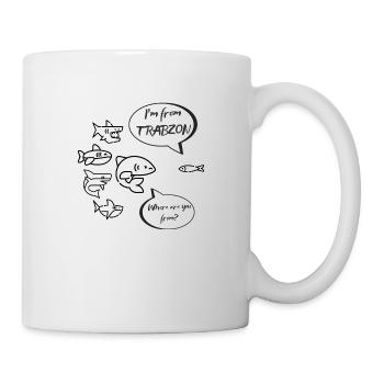 I'm from Trabzon - Tasse - Weiß - Rechts