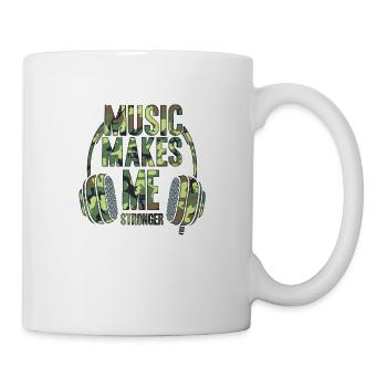 Discjockey Musik - Tasse - Weiß - Rechts