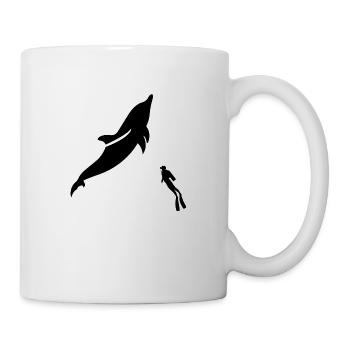 Diving Dive tauchen - Tasse - Weiß - Rechts