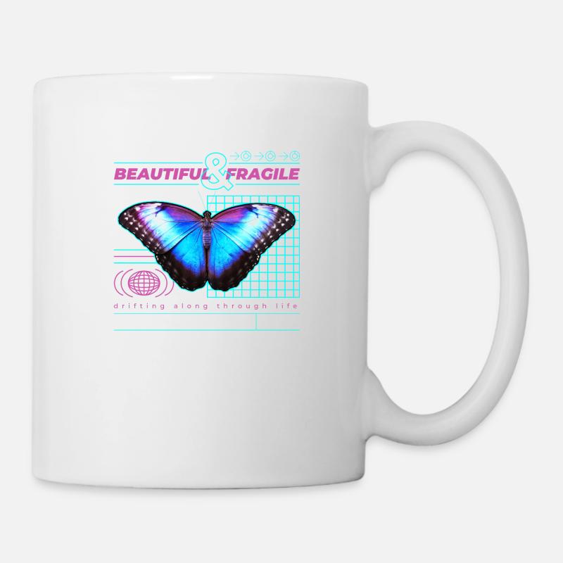 Vaporwave Retrowave Esthétique Retrowave - Mug blanc - blanc