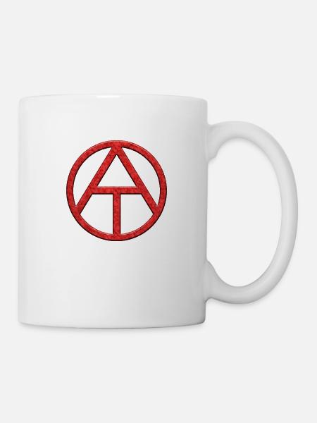 SYMBOLE DE L’ATHÉISME - Mug blanc - blanc