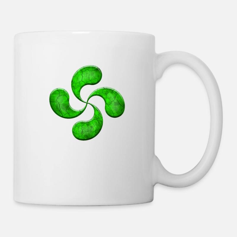 LAUBURU VERT - Mug blanc - blanc