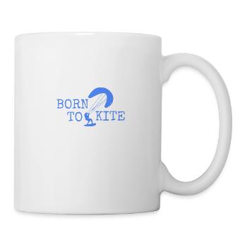 Born To Kite Kite Surf Kite Surfer Gift Idea - Mug - white - Right