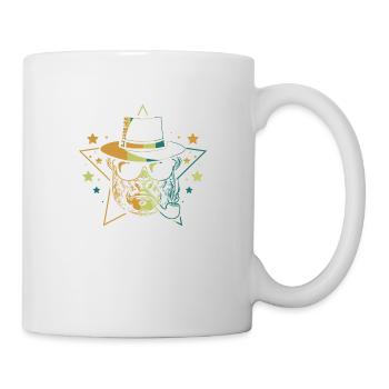 Cooler Affe Gorilla mit Sonnenbrille Cool Monkey - Tasse - Weiß - Rechts