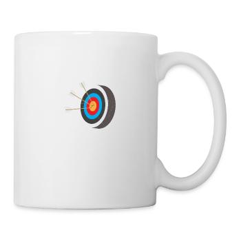 Archery Target Arrow Archer Gift Idea - Mug - white - Right