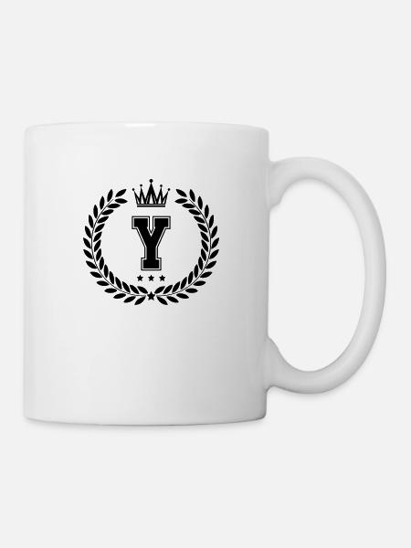 wappen Y - Tasse - Weiß
