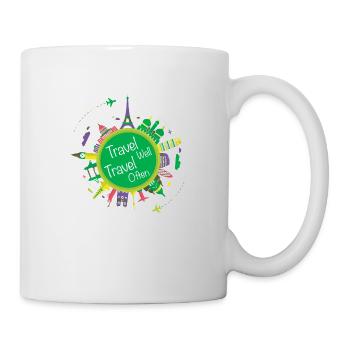 Travell-Well Travell-Souvent - Mug blanc - blanc - Droite