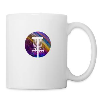 Double Exposure Discgolf Disc Golfing Geschenkidee - Tasse - Weiß - Rechts