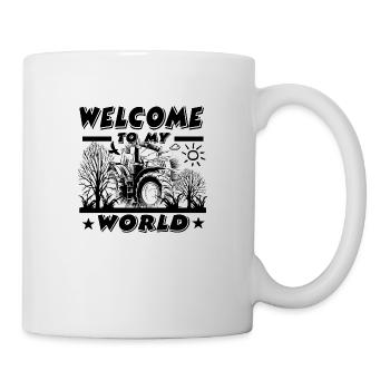 Traktor - Tasse - Weiß - Rechts