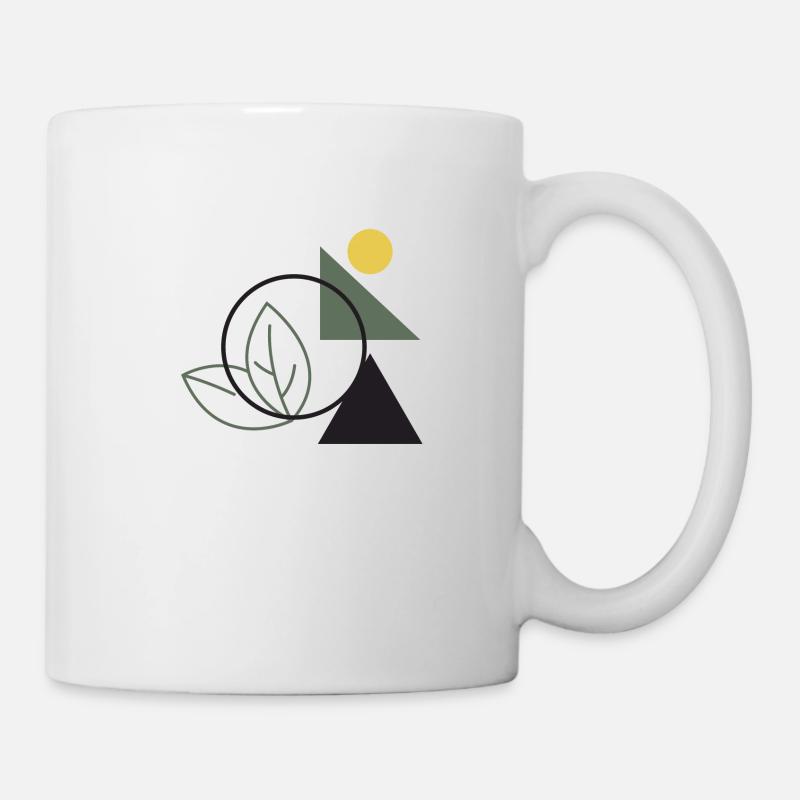 abstrait uno - Mug blanc - blanc