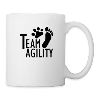 Chien Dog Agility - Mug blanc - blanc - Droite