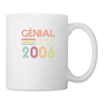 Génial Depuis 2006 Cadeau Retro Anniversaire - Mug blanc - blanc - Droite