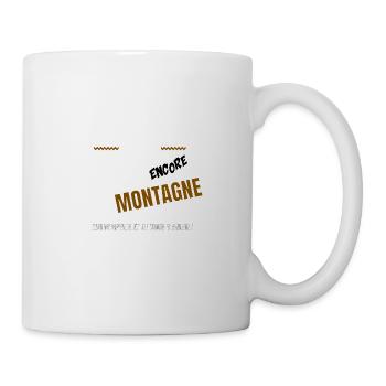 j'peux pas j'ai encore la montagne qui m’appelle… - Mug blanc - blanc - Droite