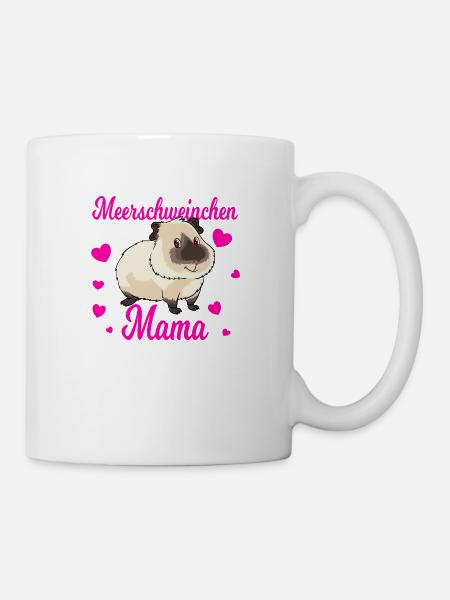 Meerschweinchen Mama für einen Meerschweinchen - Tasse - Weiß