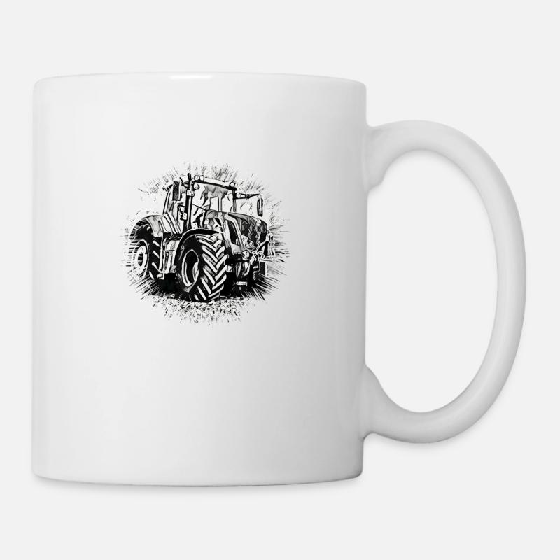 Traktor - Tasse - Weiß