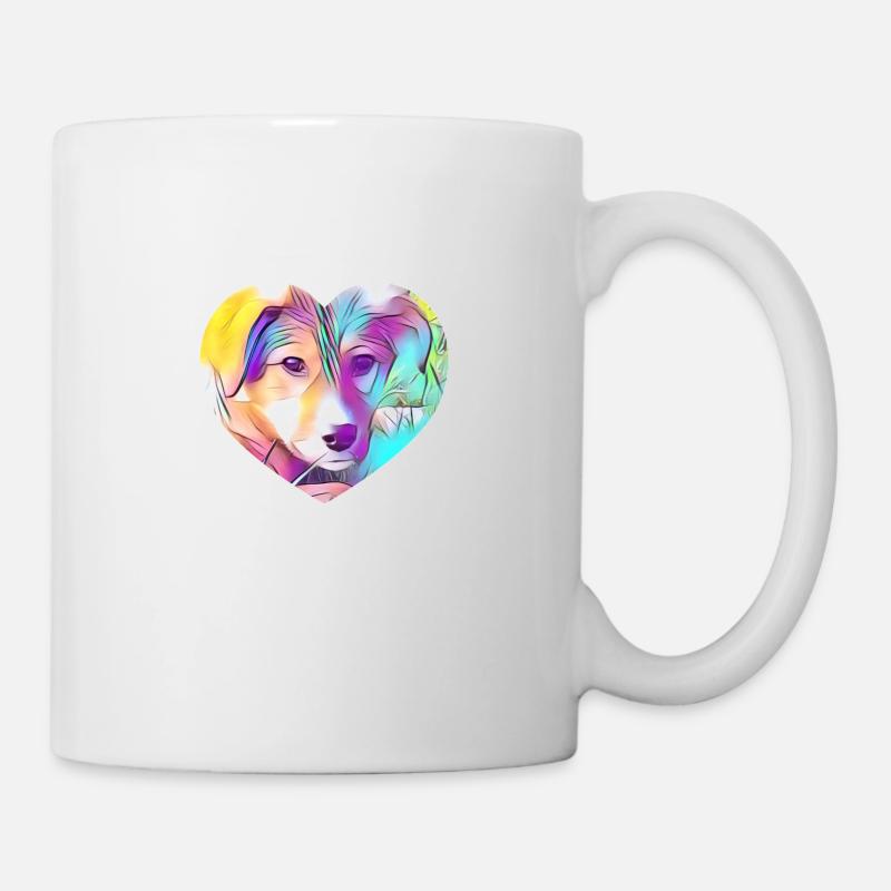 Hund - Tasse - Weiß