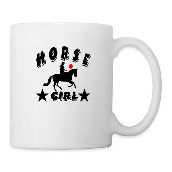 Cheval - Mug blanc - blanc - Droite