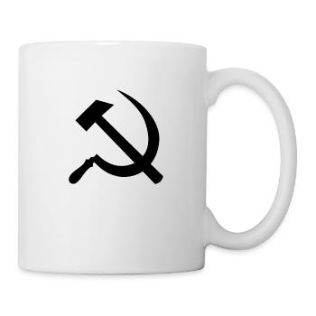 Hammer und Sichel - Tasse - Weiß - Rechts