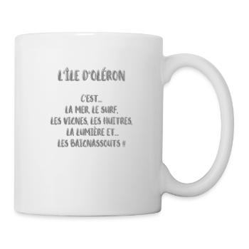 l île d Oléron serie île d'Oléron - Mug blanc - blanc - Droite