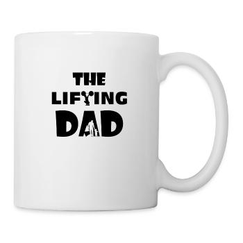 Lifting Dad Weihnachten Geschenk - Tasse - Weiß - Rechts