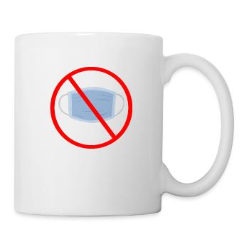 Maske - Tasse - Weiß - Rechts