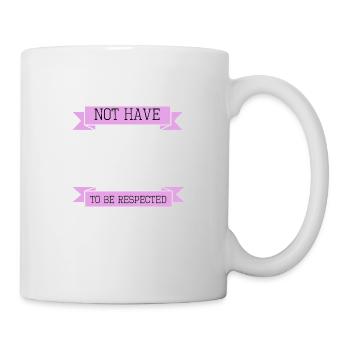 gender equality society activism - Tasse - Weiß - Rechts