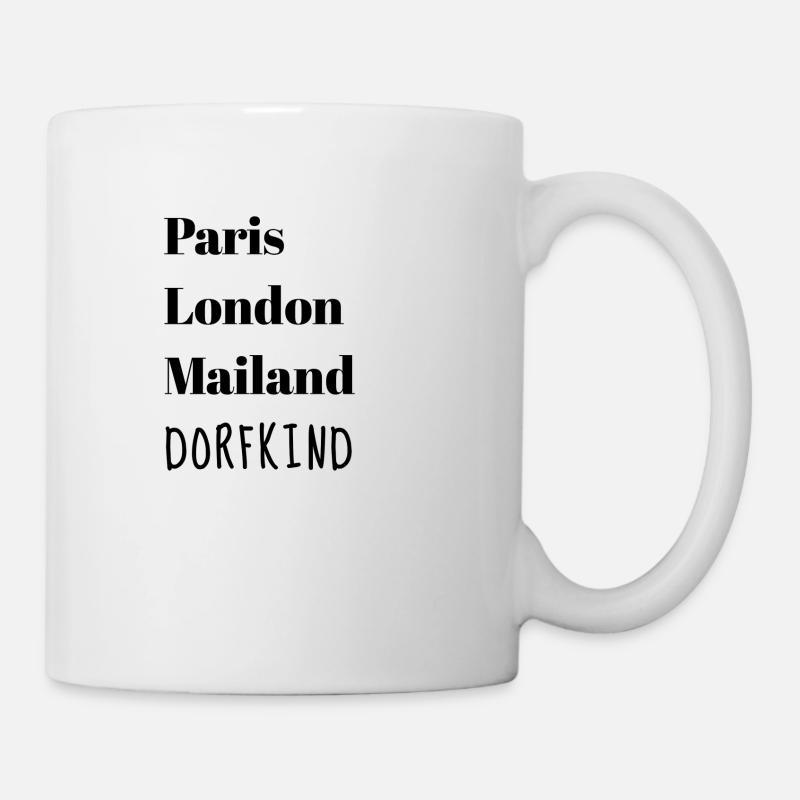 Dorfkind - Tasse - Weiß